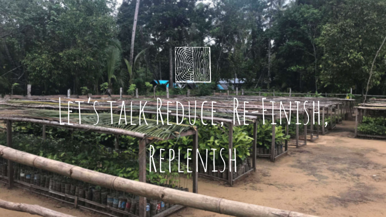 Let’s Talk Reduce, Re-Finish, Replenish