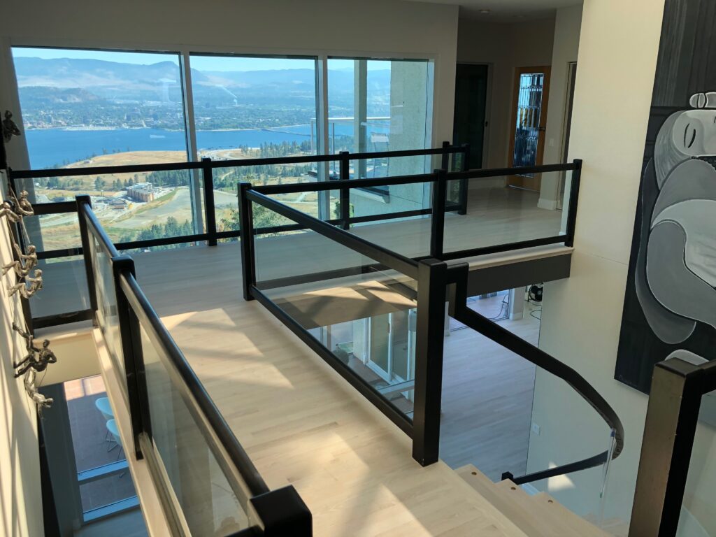 Site finished hardwood floor in West Kelowna