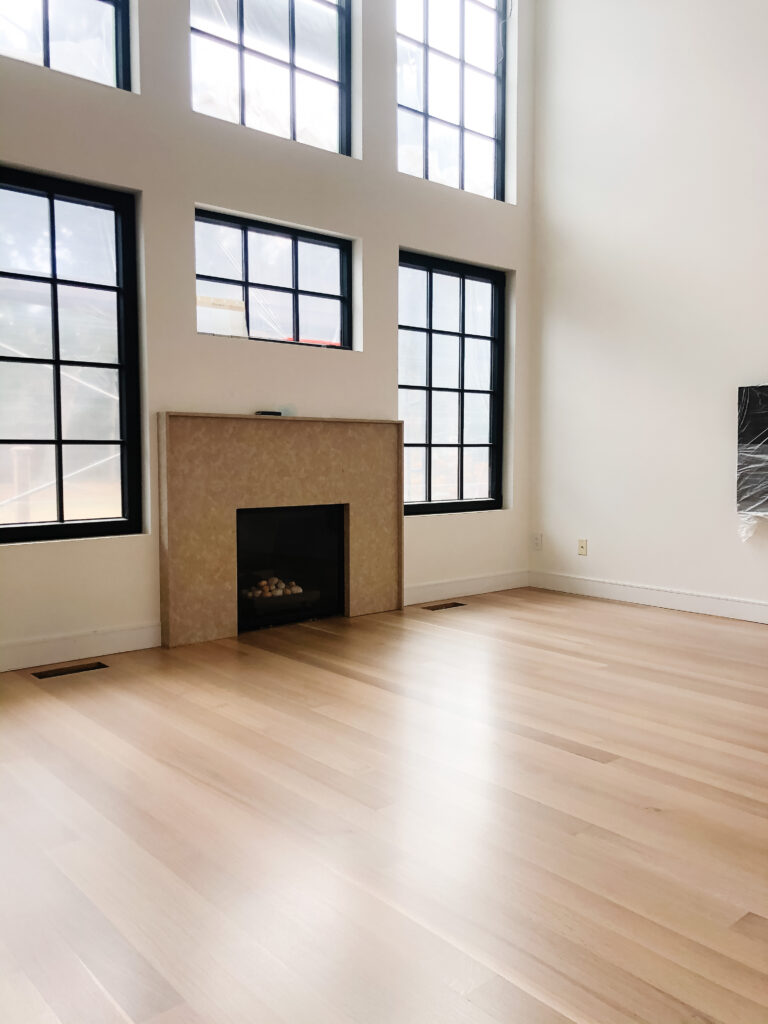 Site finished hardwood floors