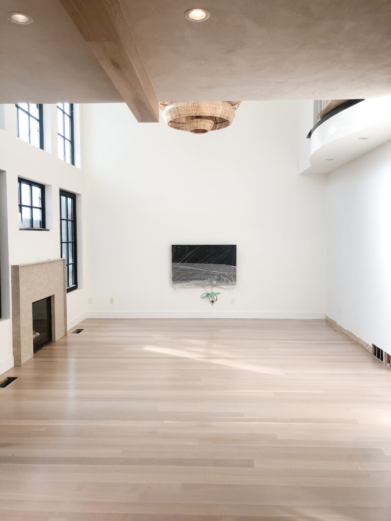 Site finished hardwood floors