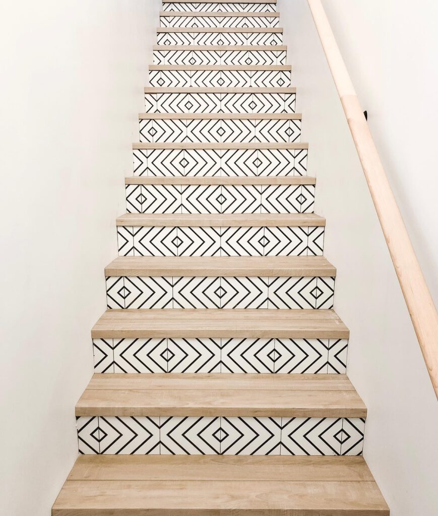 Paragon properties tiled stair riser design