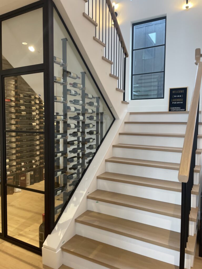 Sunterra Homes painted stair risers design